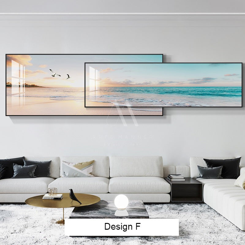Living with the Ocean Modern Nature Wall Art