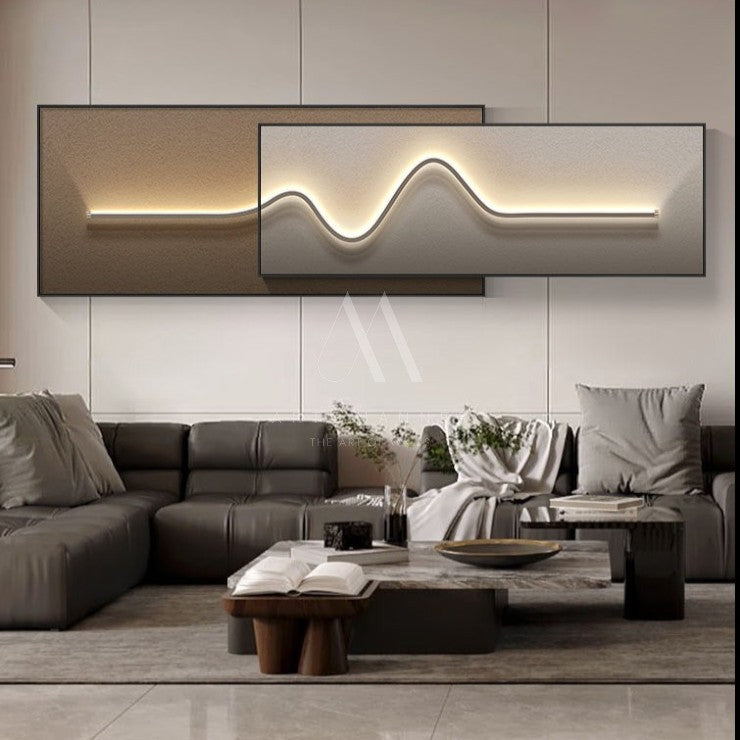 Cellophane Modern LED Wall Art