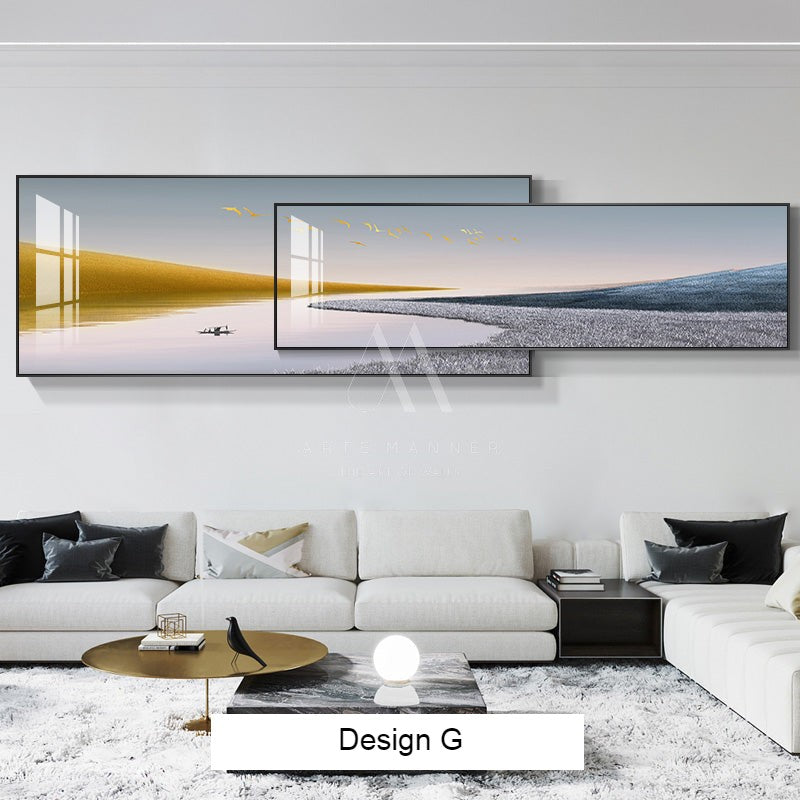 Living with the Ocean Modern Nature Wall Art