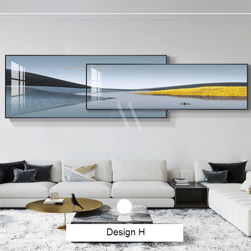 Living with the Ocean Modern Nature Wall Art