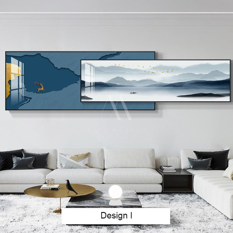 Living with the Ocean Modern Nature Wall Art