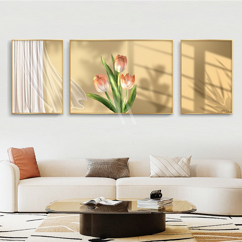 Ancient Gardens Modern Wall Art (Set of 3)