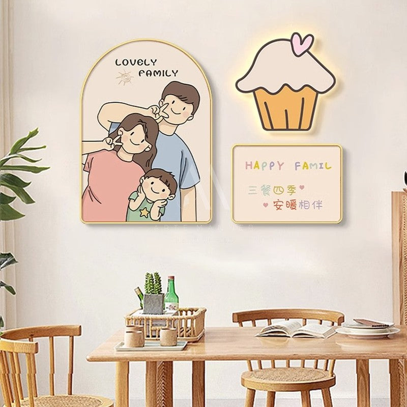 Delightful Moments Modern Wall Art (Set of 3)