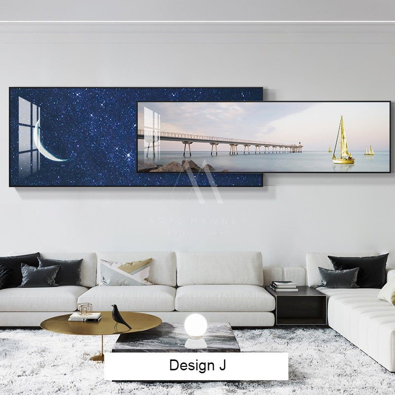 Living with the Ocean Modern Nature Wall Art