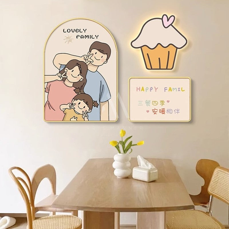 Delightful Moments Modern Wall Art (Set of 3)