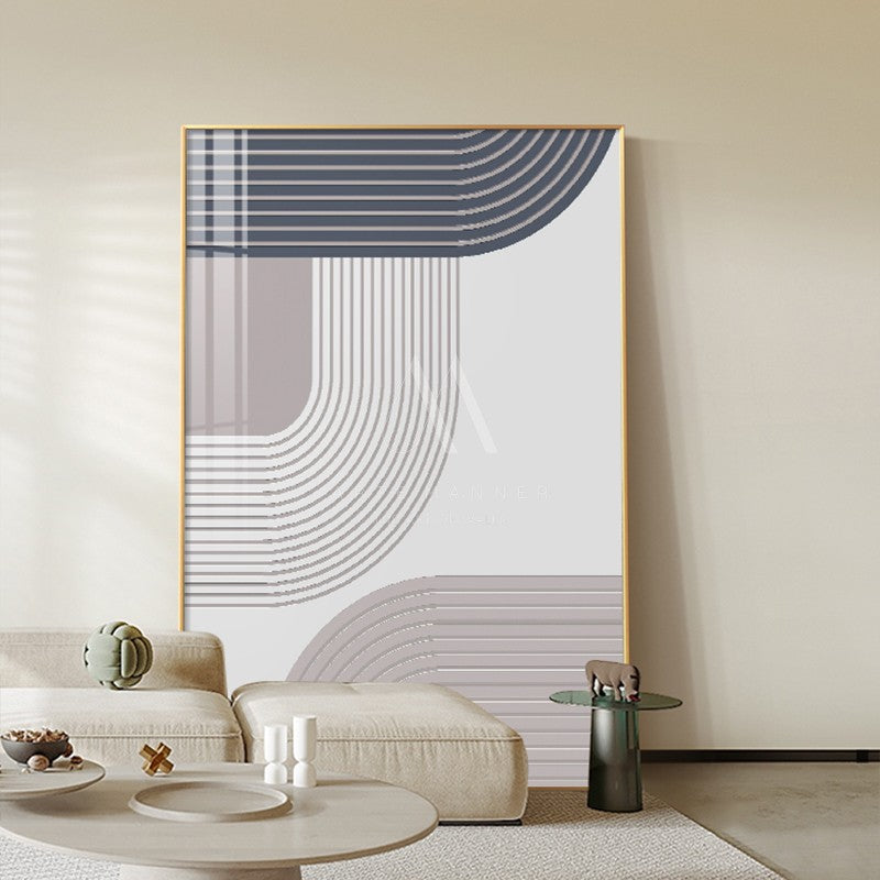 Saccharine Modern Abstract Oil Painting