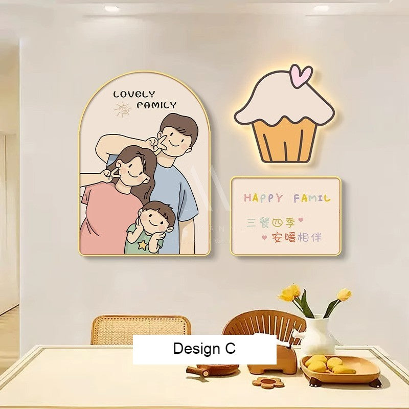 Delightful Moments Modern Wall Art (Set of 3)