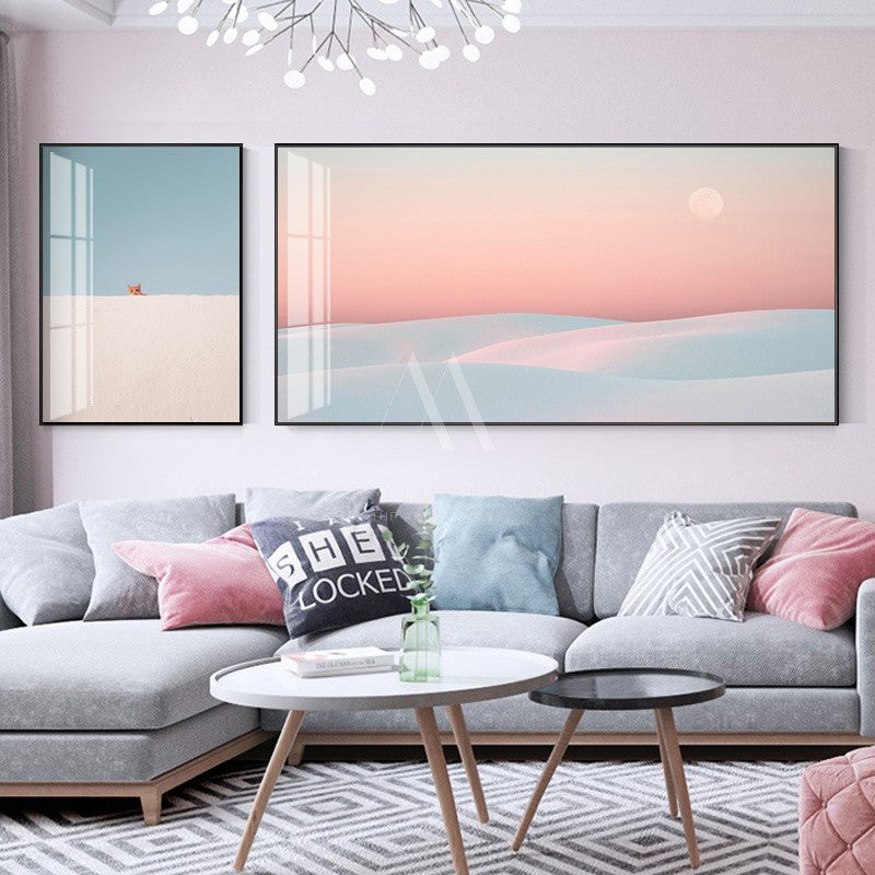 War of Passion Modern Wall Art (Set of 2)