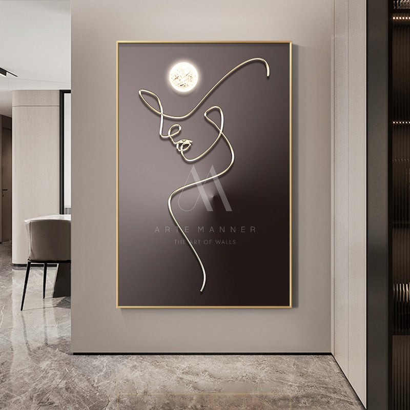 Searching for Ashes Modern Abstract Wall Art