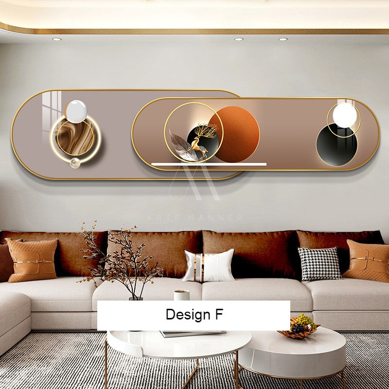 Red Galaxy Modern Wall Art