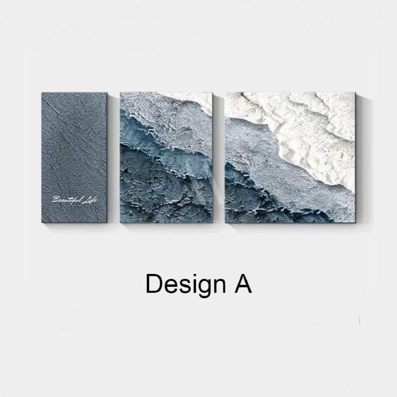 Breakwave Modern Wall Art (Set of 3)