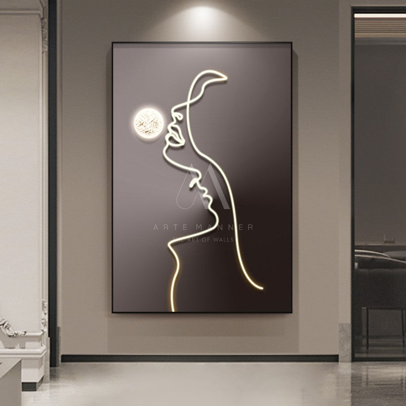 Searching for Ashes Modern Abstract Wall Art