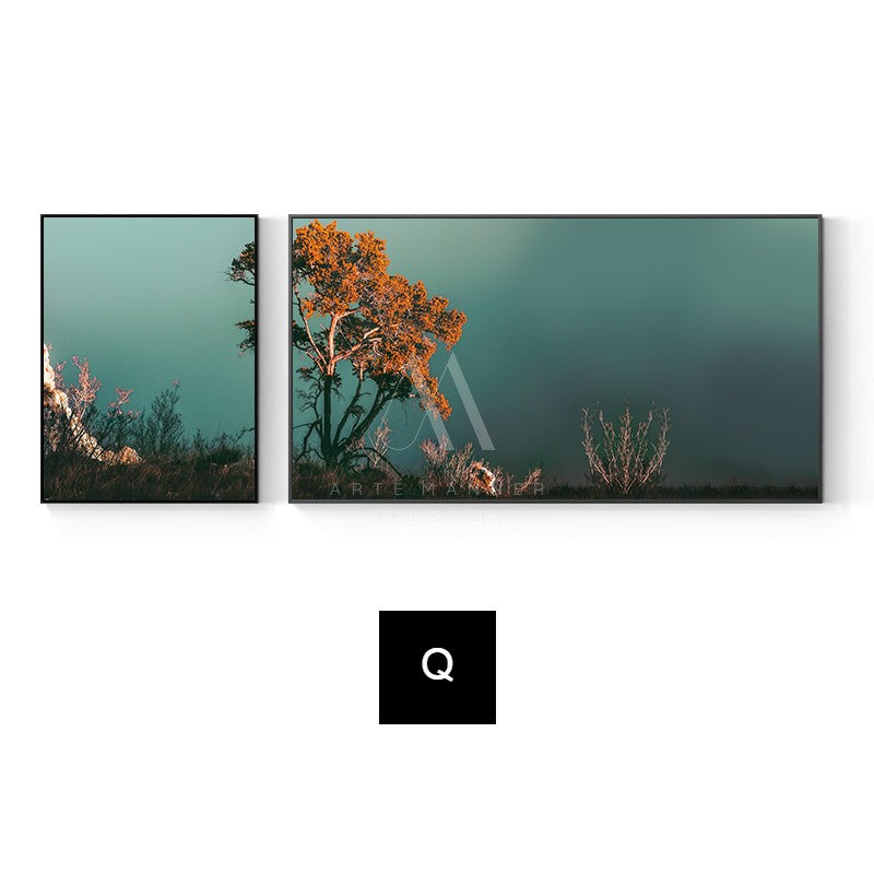 War of Passion Modern Wall Art (Set of 2)