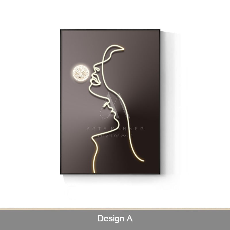 Searching for Ashes Modern Abstract Wall Art