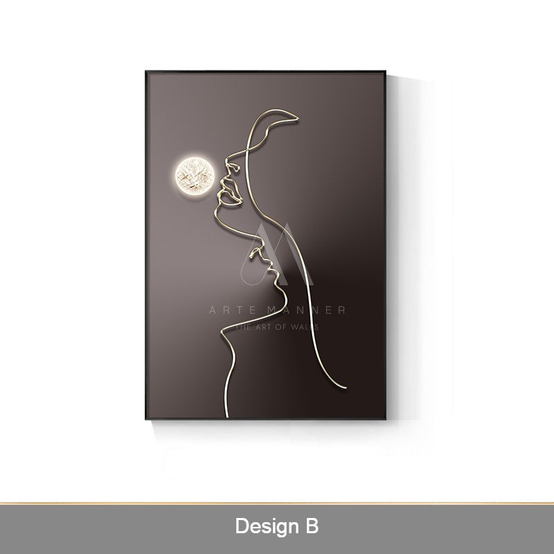 Searching for Ashes Modern Abstract Wall Art