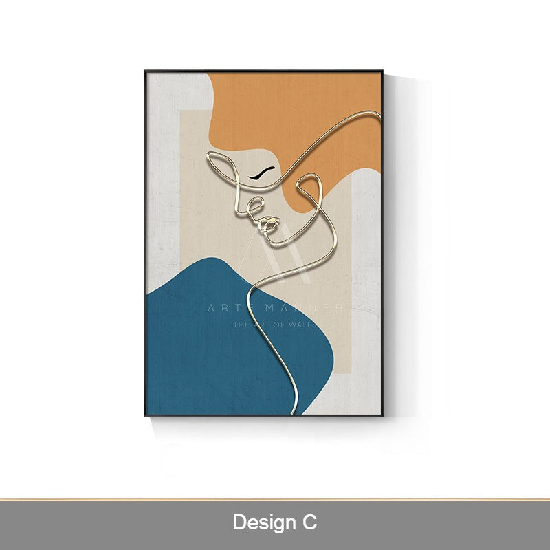 Searching for Ashes Modern Abstract Wall Art