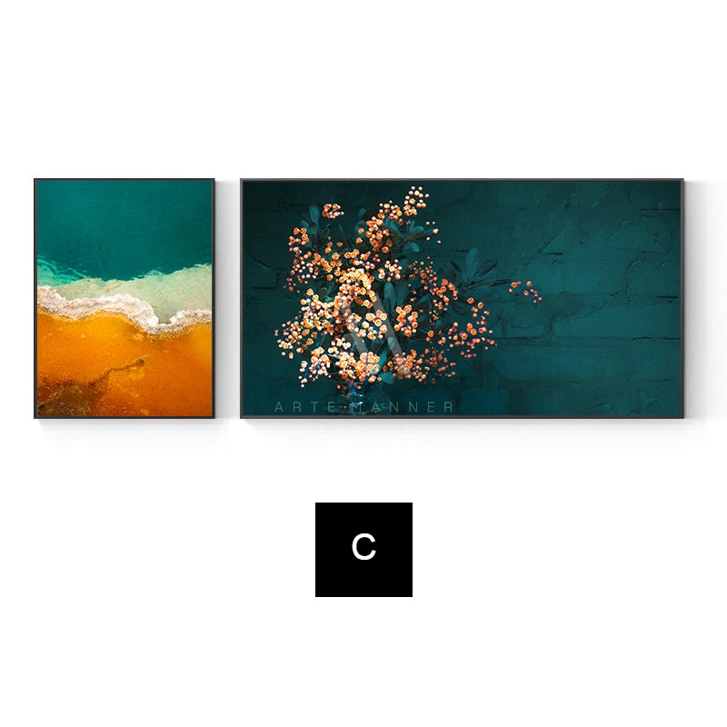 War of Passion Modern Wall Art (Set of 2)