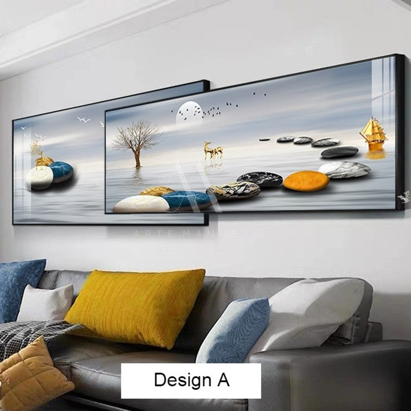 Wandering World Modern Wall Art