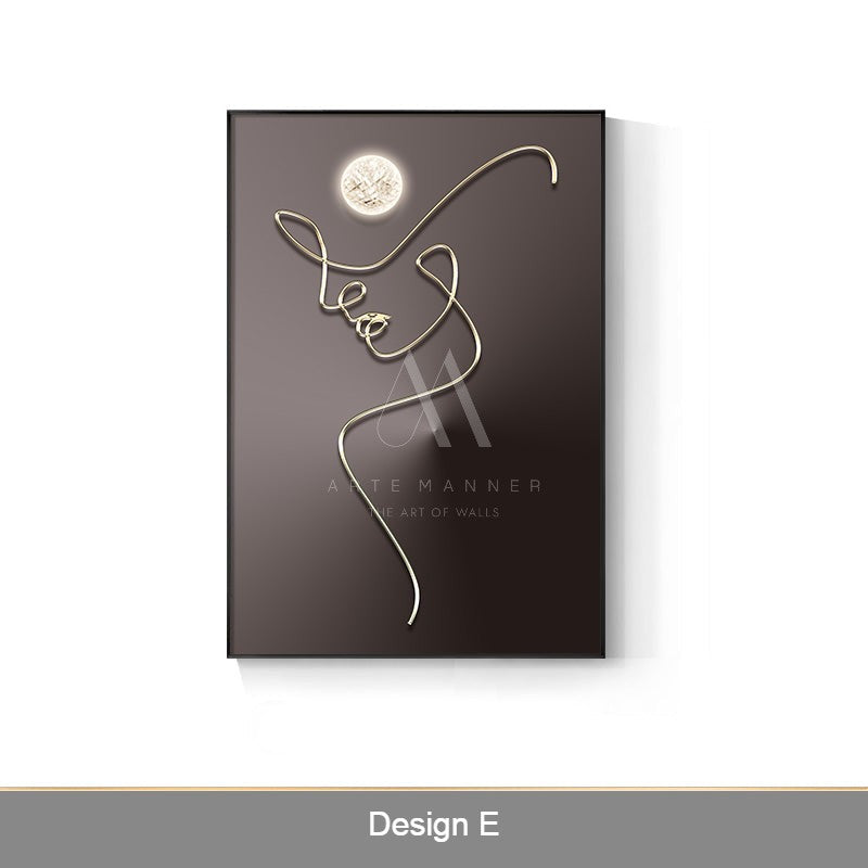 Searching for Ashes Modern Abstract Wall Art