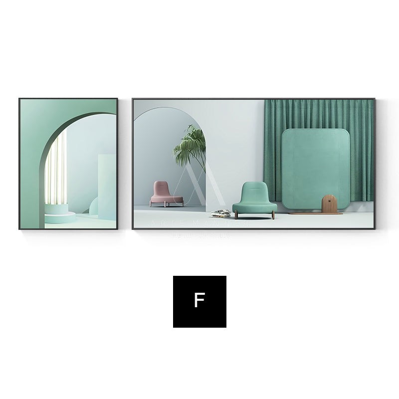 War of Passion Modern Wall Art (Set of 2)