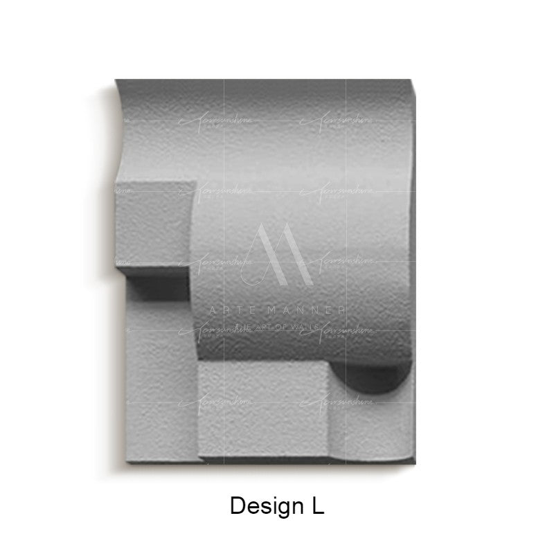 White Passage Modern 3D Wall Art