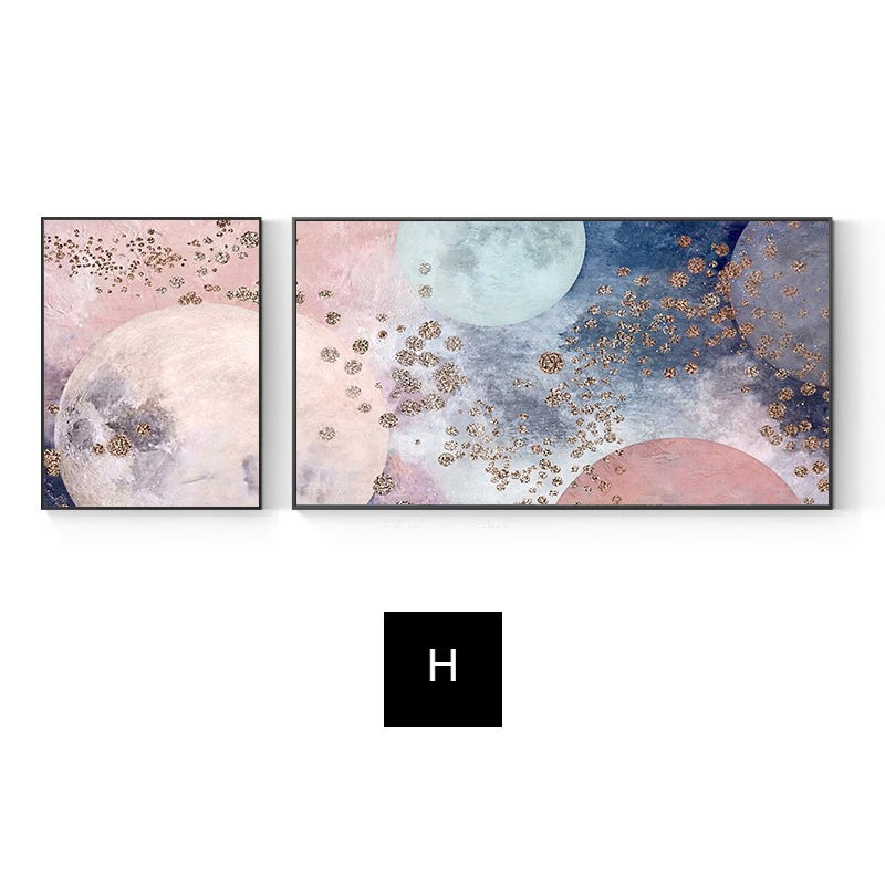 War of Passion Modern Wall Art (Set of 2)