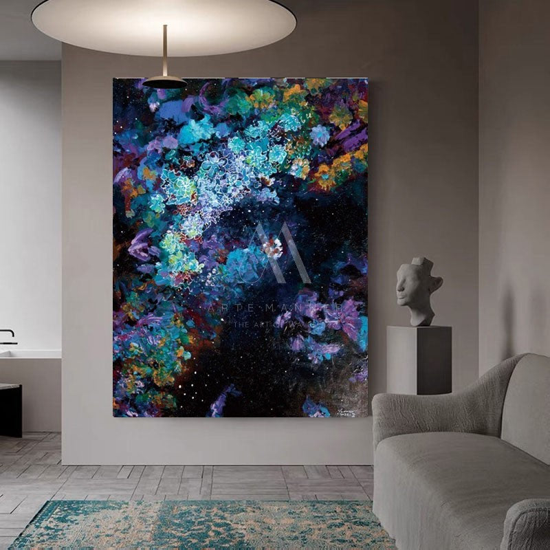 Vivid Modern Abstract Oil Painting