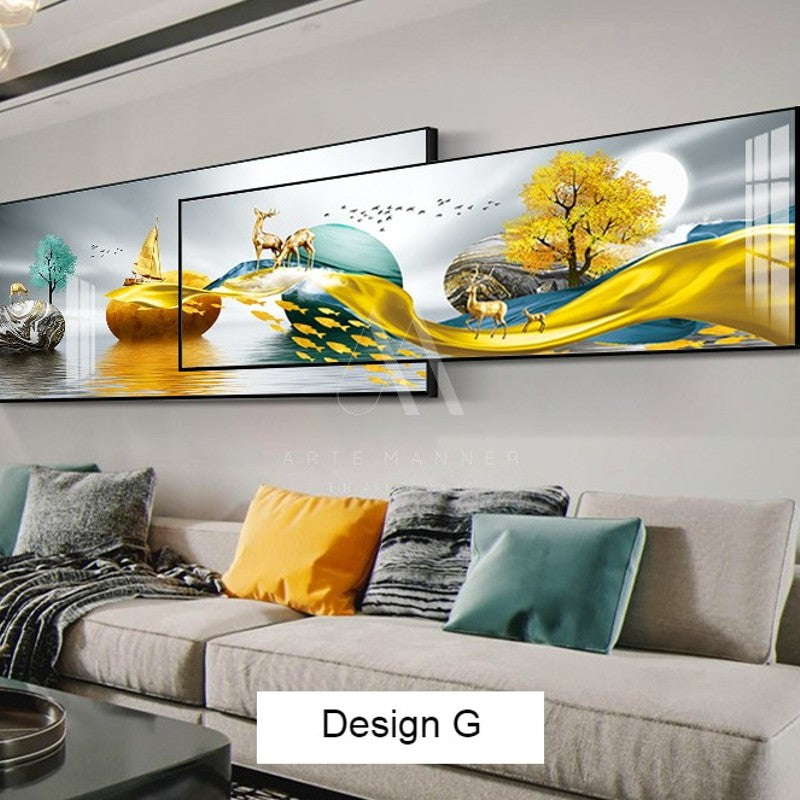 Wandering World Modern Wall Art