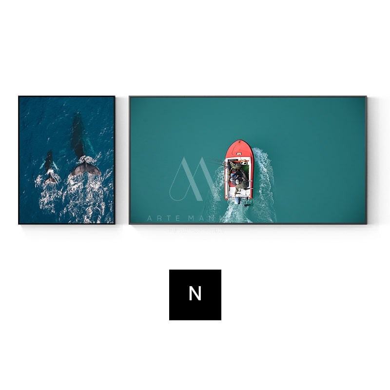 War of Passion Modern Wall Art (Set of 2)