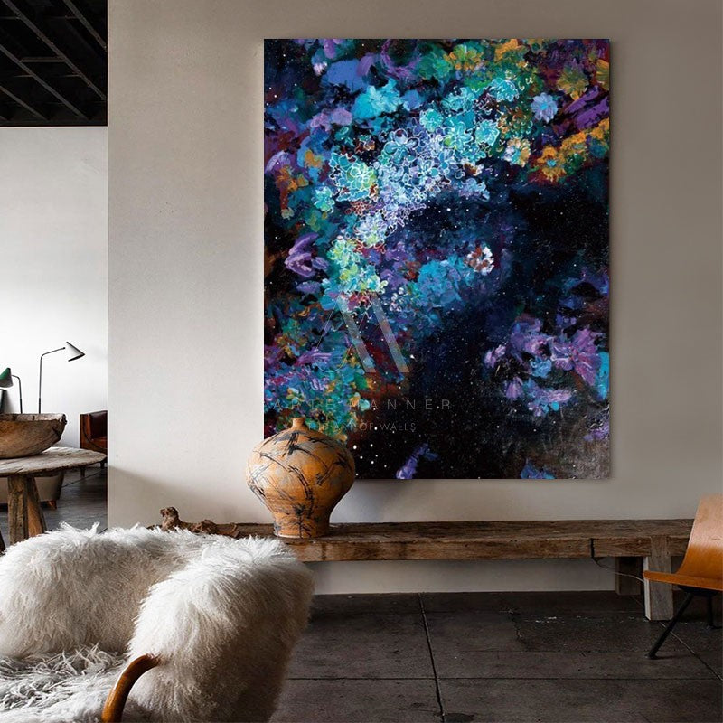 Vivid Modern Abstract Oil Painting