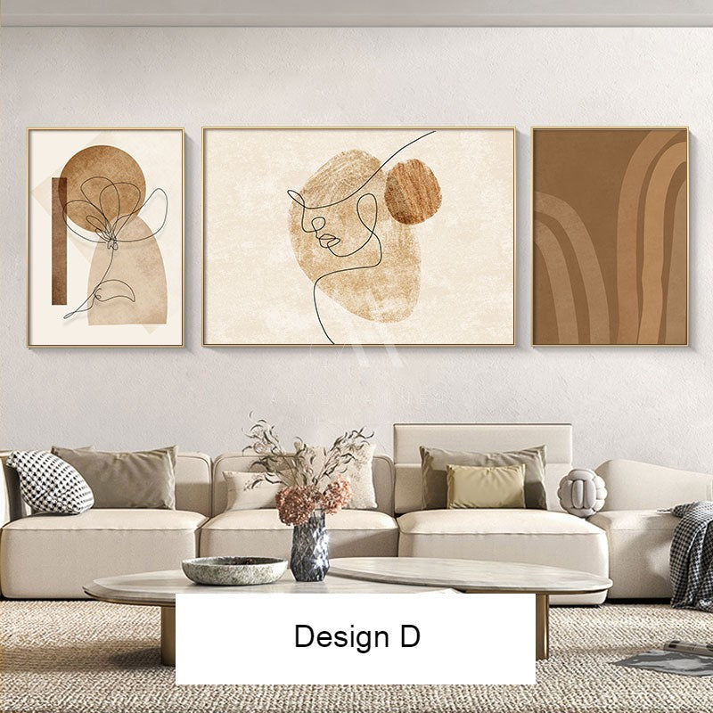 Expression Wabi Sabi Modern Wall Art (Set of 3)