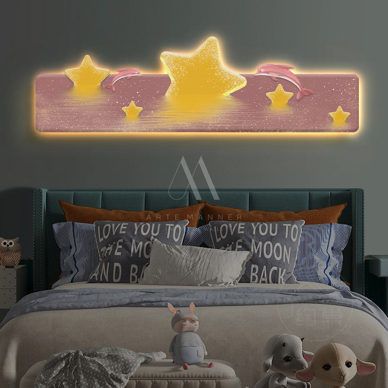 The Beauty of the Soul Modern LED Wall Art