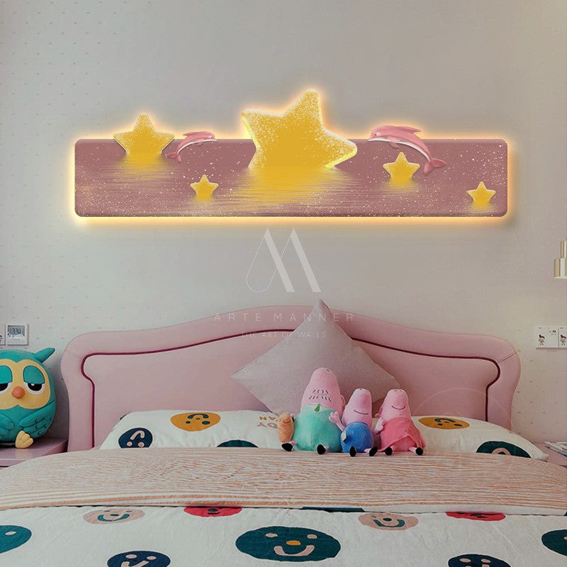 The Beauty of the Soul Modern LED Wall Art