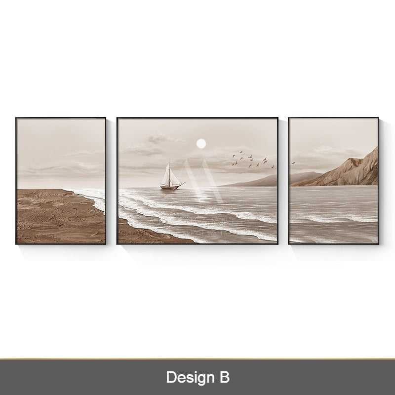 War of the Sun Modern Wall Art (Set of 3)