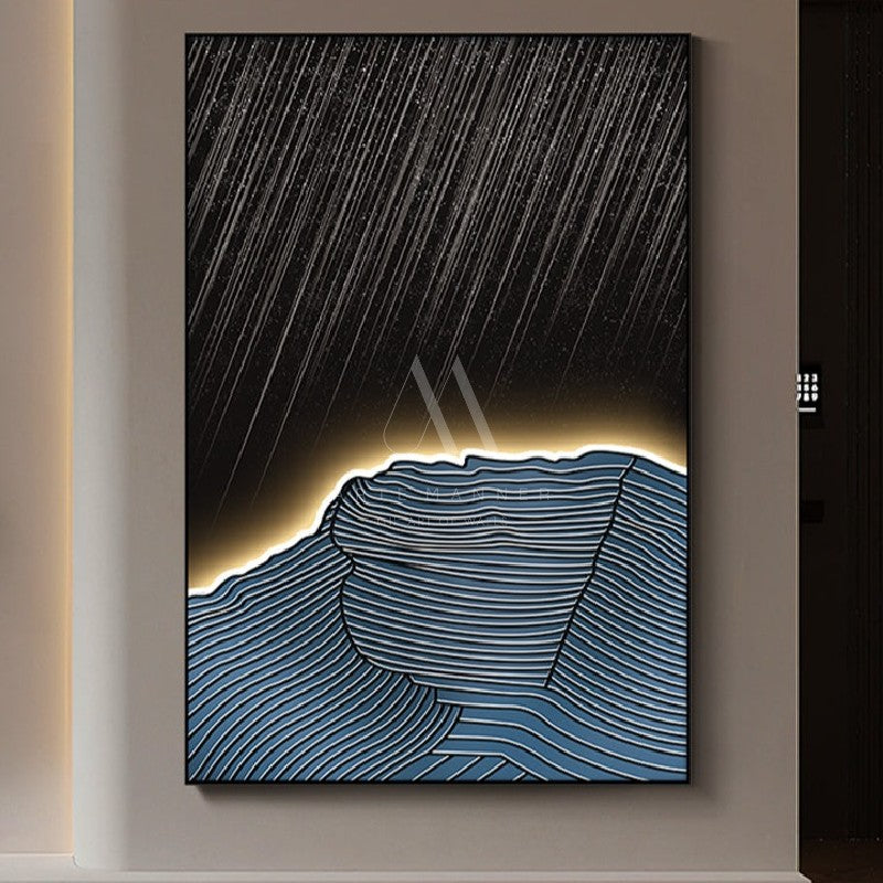 Learning from Infinity Modern 3D LED Wall Art