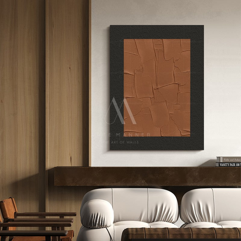 Forsaken Flame Modern Abstract Wall Art