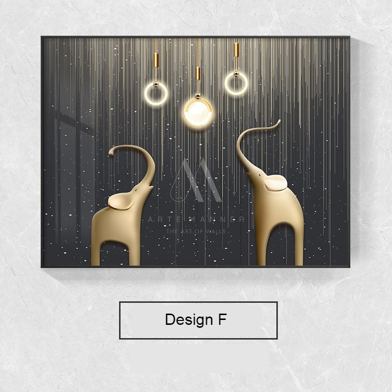 The Wisdom of Infinite Loss Modern Animal Wall Art