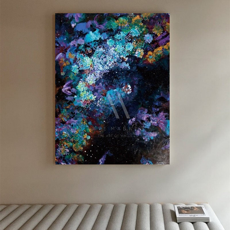 Vivid Modern Abstract Oil Painting