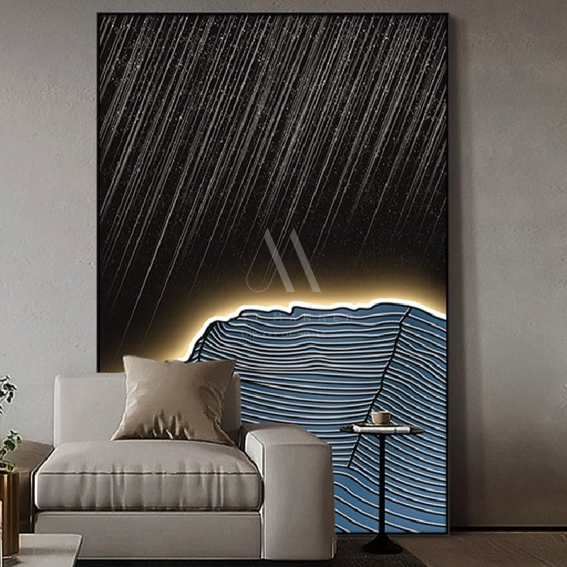 Learning from Infinity Modern 3D LED Wall Art