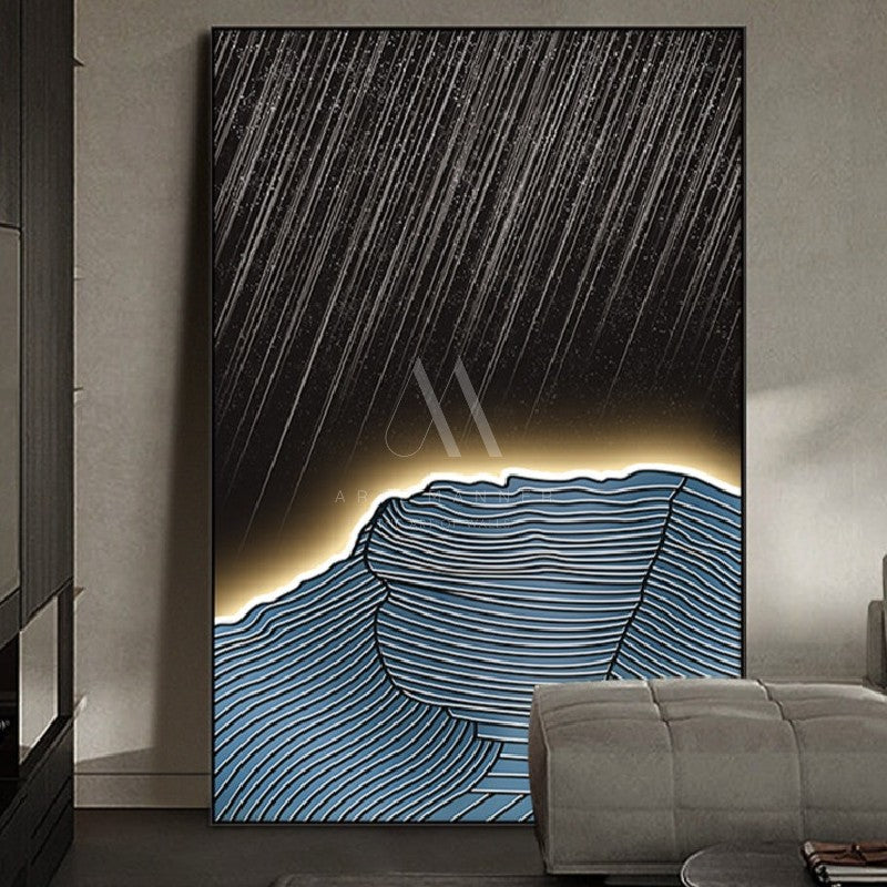 Learning from Infinity Modern 3D LED Wall Art