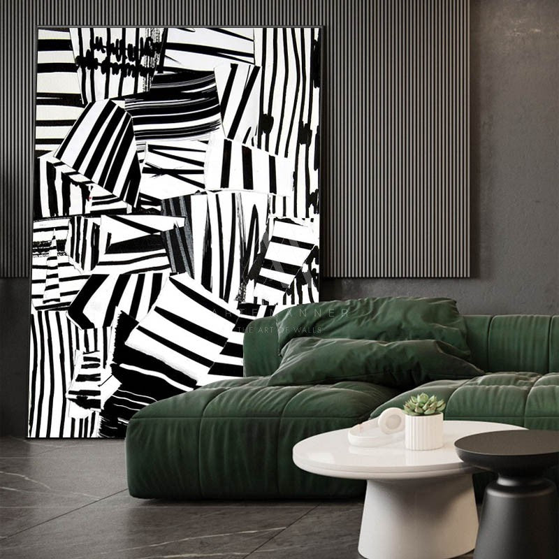 Familiar Visitor Modern Abstract Wall Art