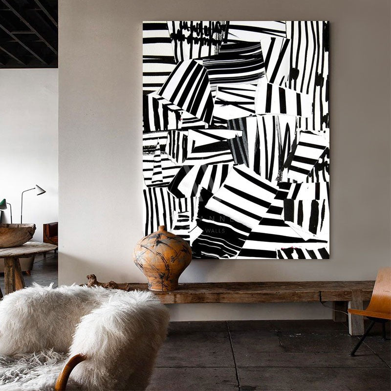 Familiar Visitor Modern Abstract Wall Art