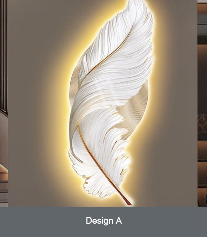 Quill Modern LED Wall Art