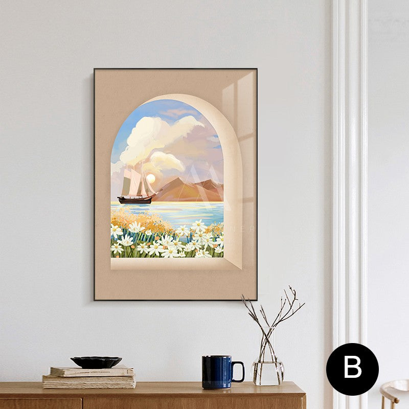 Pastoral View Modern Wall Art
