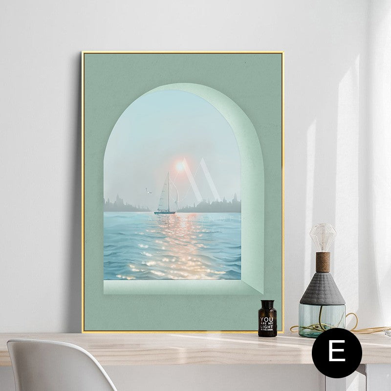 Pastoral View Modern Wall Art