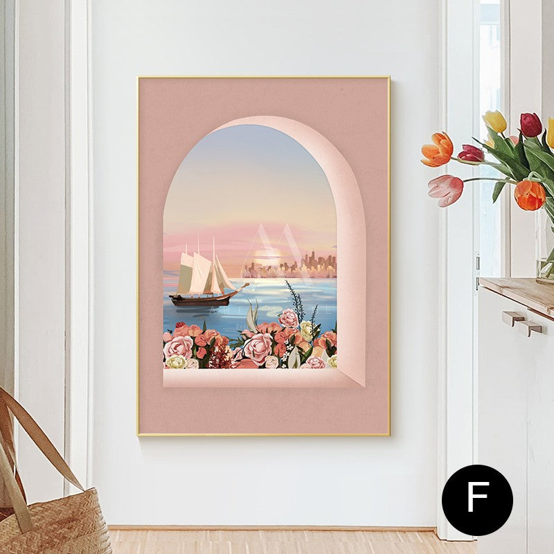 Pastoral View Modern Wall Art