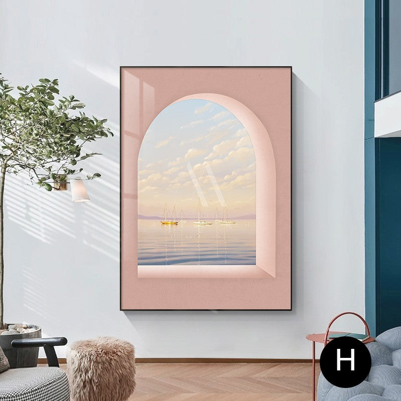 Pastoral View Modern Wall Art