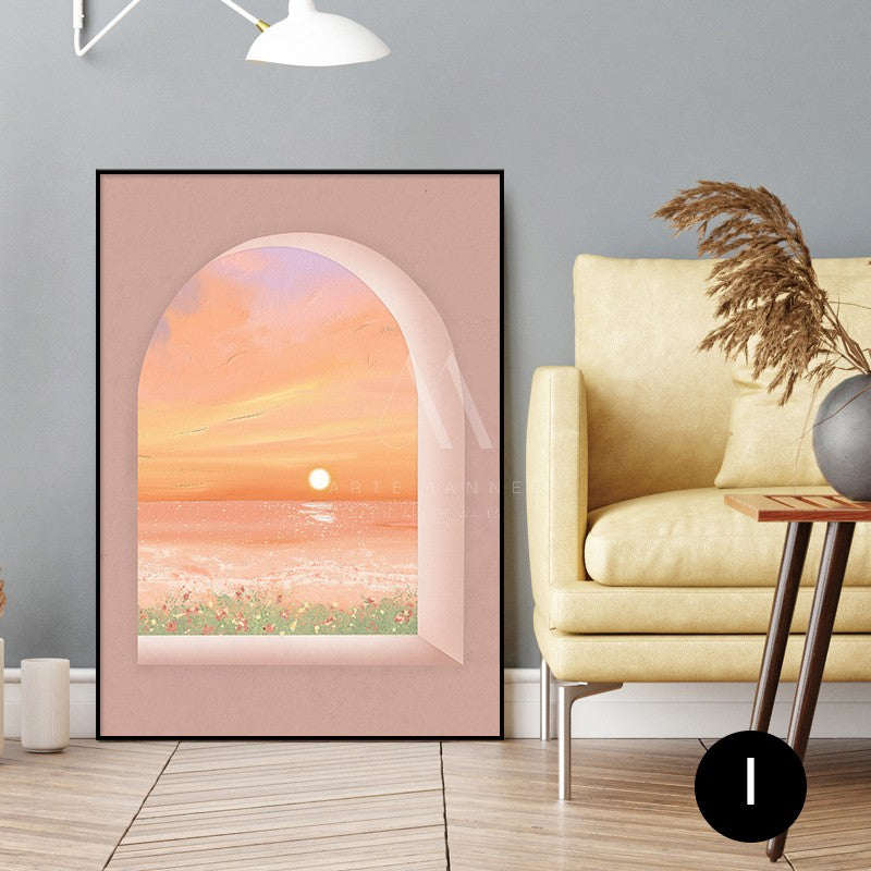 Pastoral View Modern Wall Art