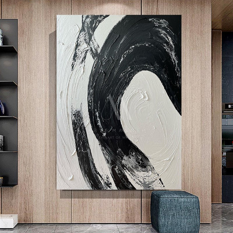 Dualism Modern Abstract Oil Painting