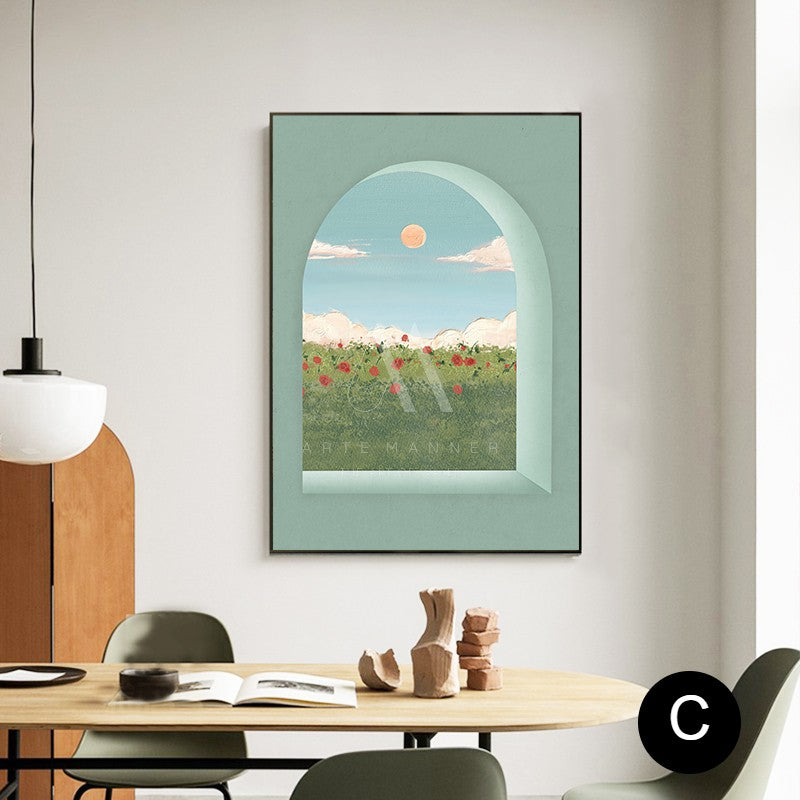 Pastoral View Modern Wall Art